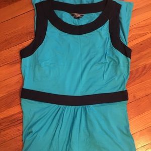 Lands End Women's Sleeveless Knit Maxi Dress, M